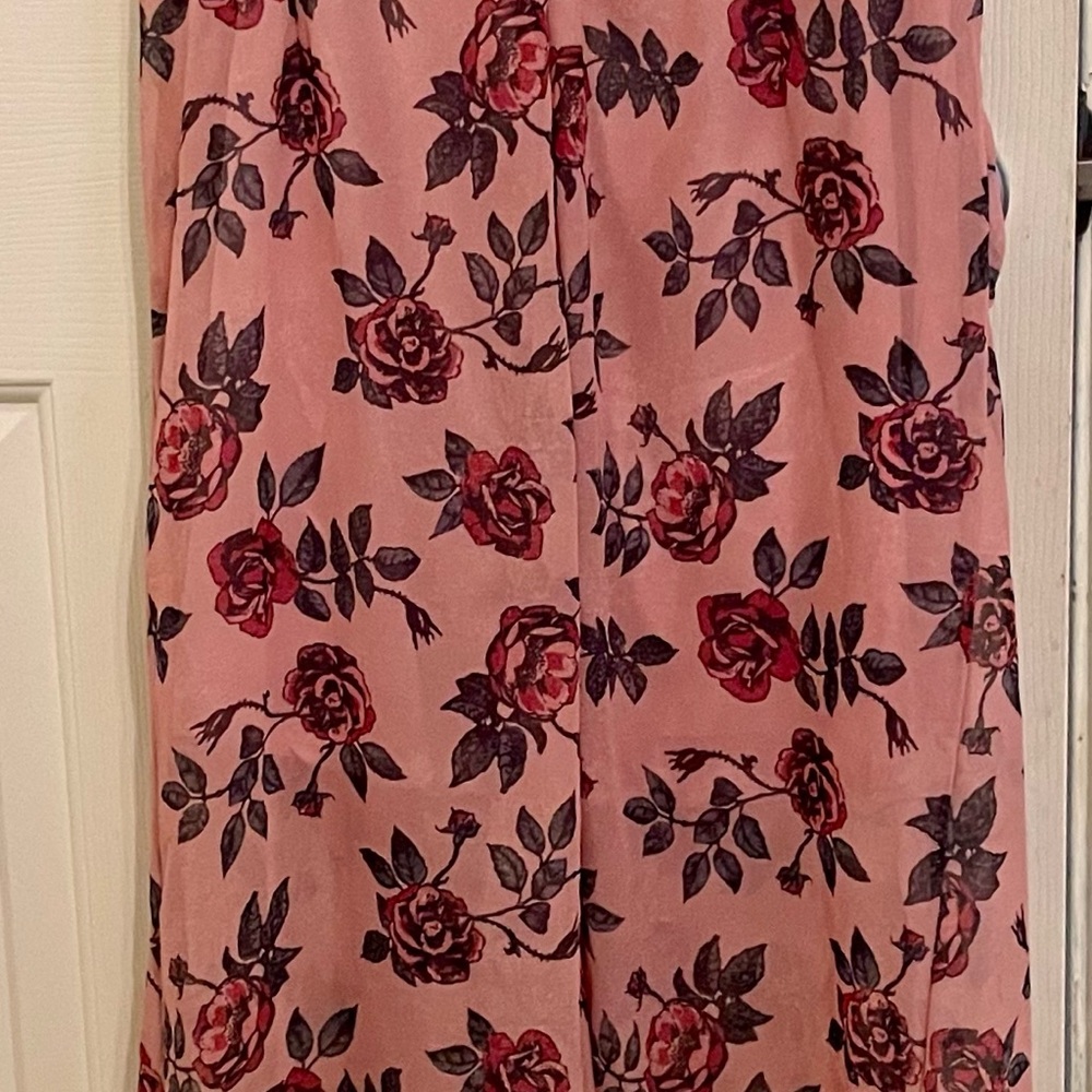 Mia Joy Colette Dress maxi rose floral NWTs ashes of roses 💐 Sz Large JOYFOLIE - Picture 4 of 11